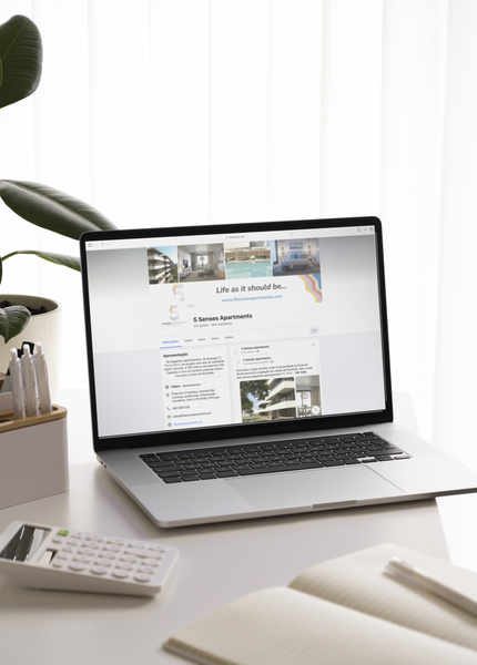 Redes Sociais 5 senses apartments